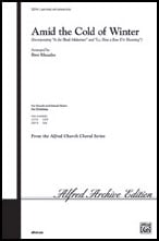 Amid the Cold of Winter Two-Part Mixed choral sheet music cover Thumbnail